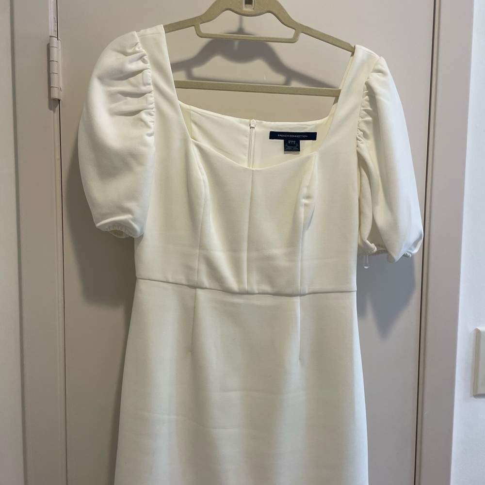 French Connection White formal dress